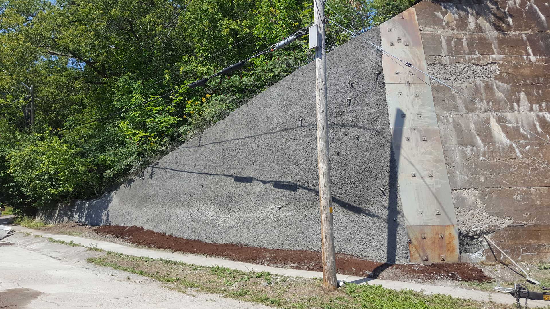 CP Rail, Buttress Repair